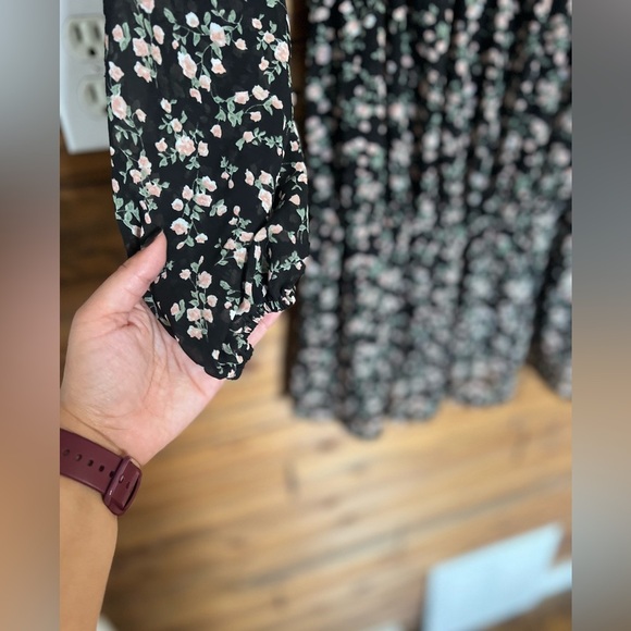 PRINCESS POLLY Polina Mini Dress In Black Floral size 0 - Picture 4 of 8